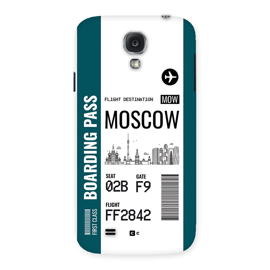 Moscow Boarding Pass Back Case for Galaxy S4