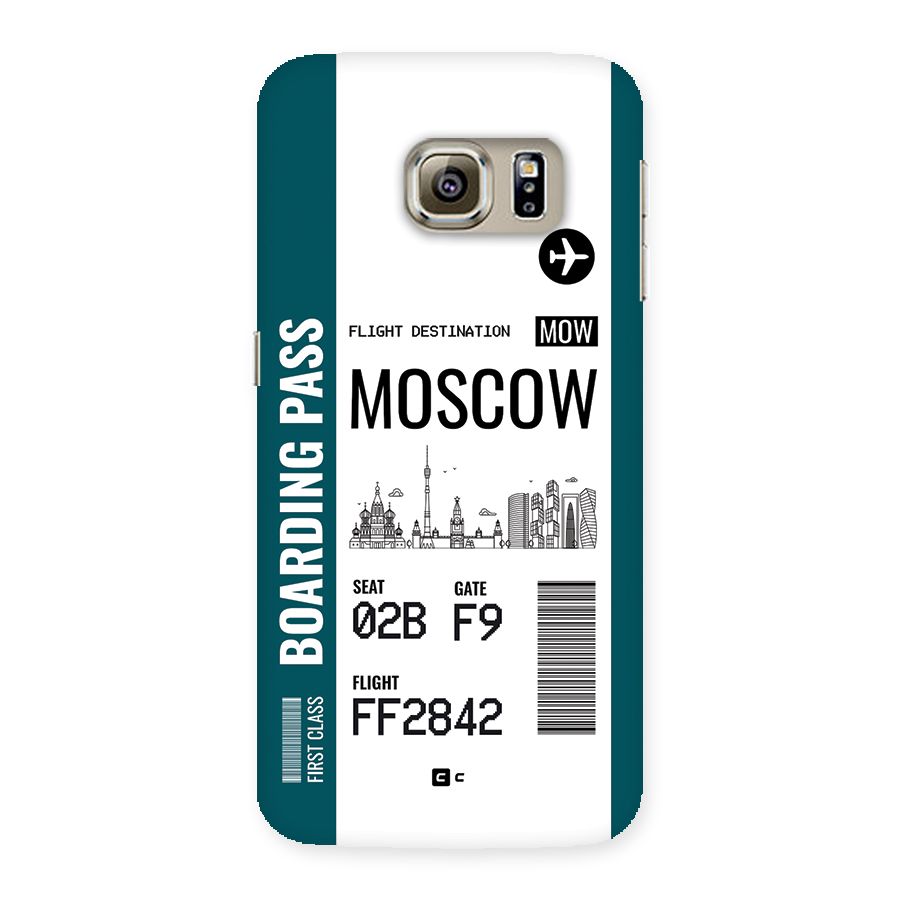Moscow Boarding Pass Back Case for Galaxy S6 edge