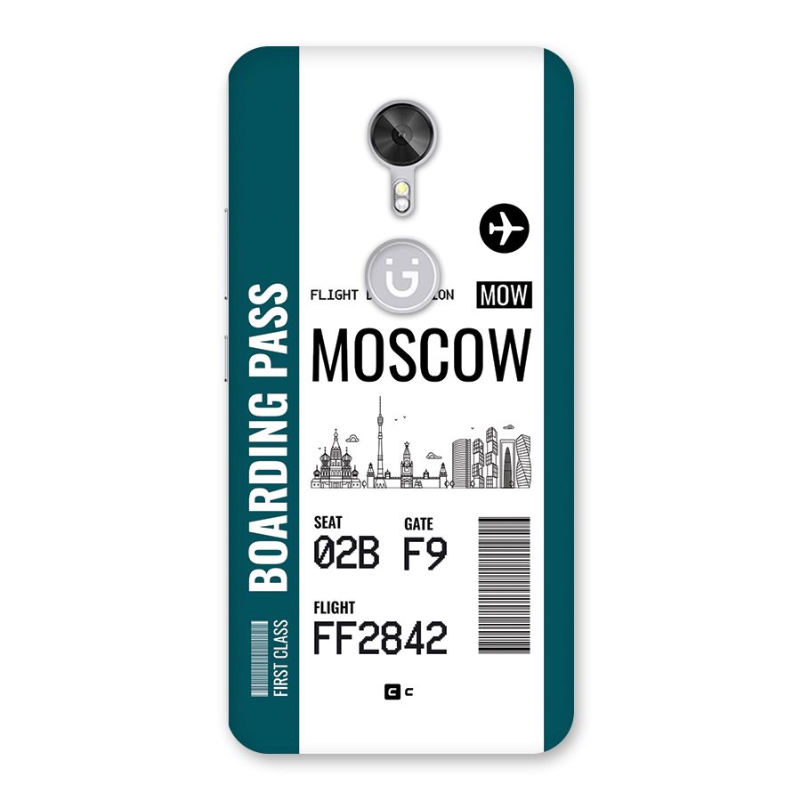 Moscow Boarding Pass Back Case for Gionee A1