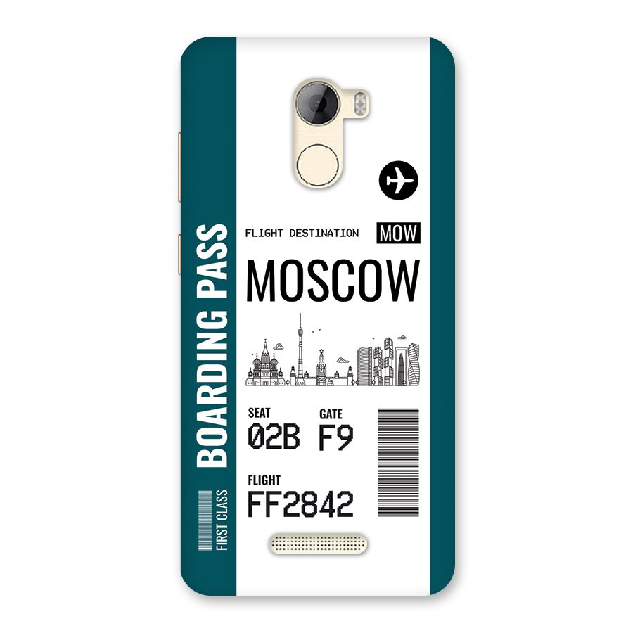 Moscow Boarding Pass Back Case for Gionee A1 LIte