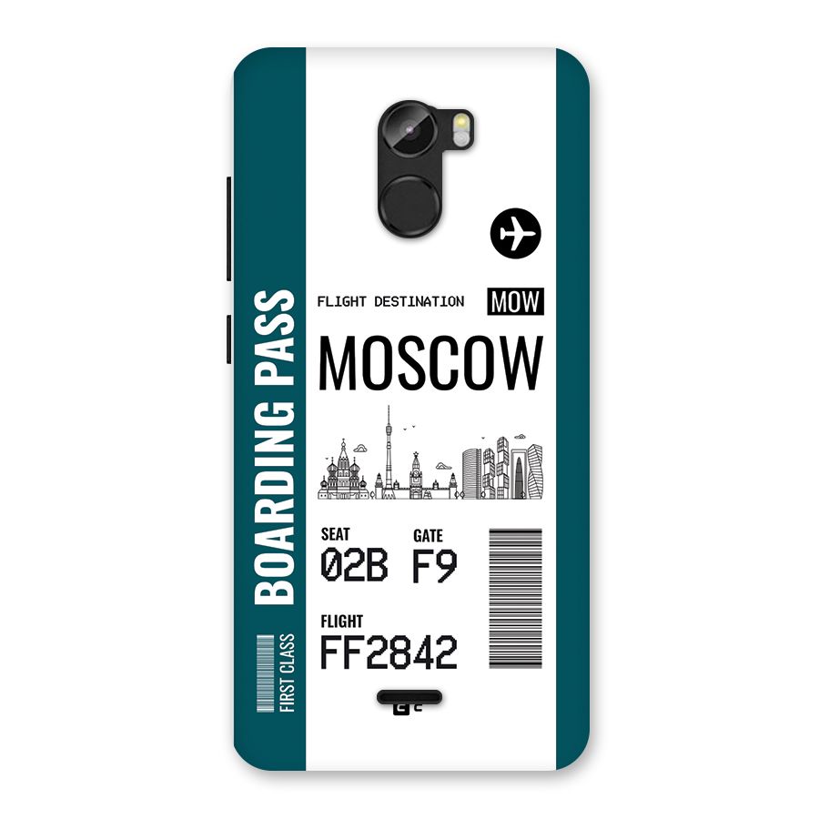 Moscow Boarding Pass Back Case for Gionee X1