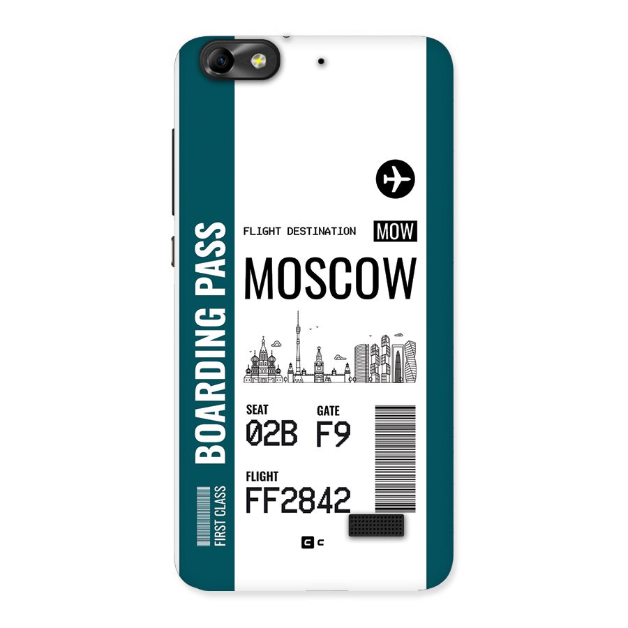Moscow Boarding Pass Back Case for Honor 4C
