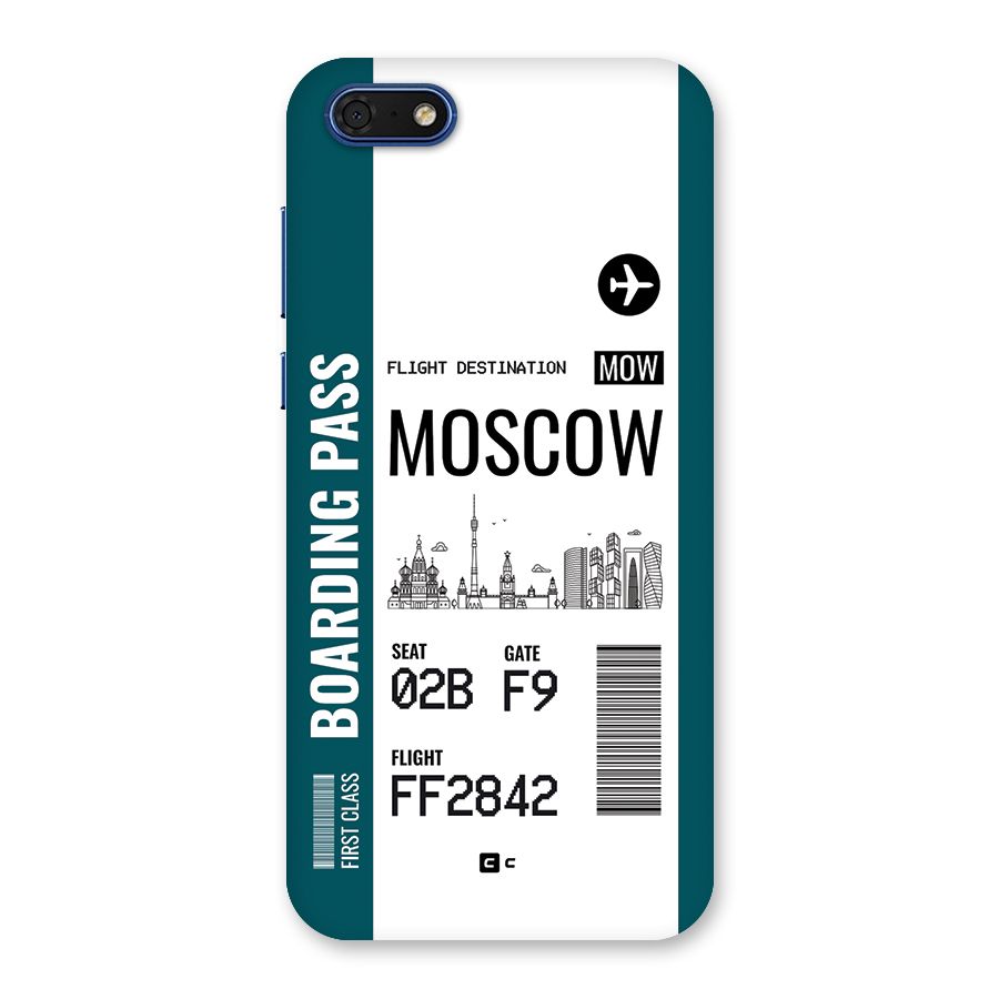 Moscow Boarding Pass Back Case for Honor 7s