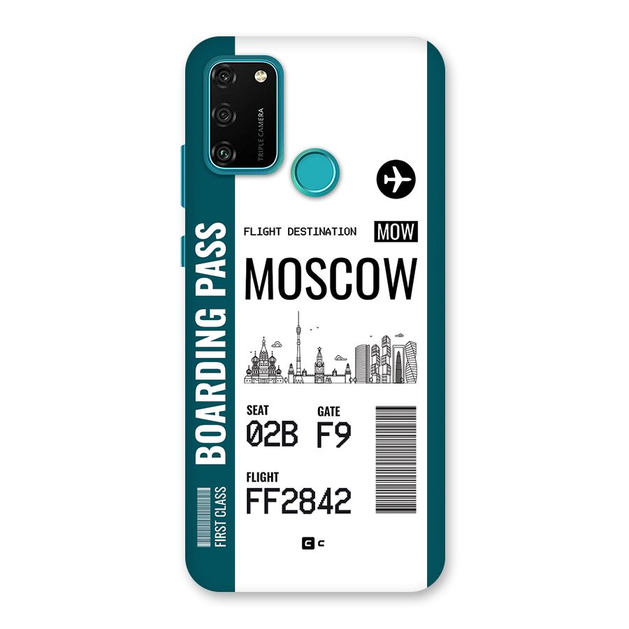 Moscow Boarding Pass Back Case for Honor 9A