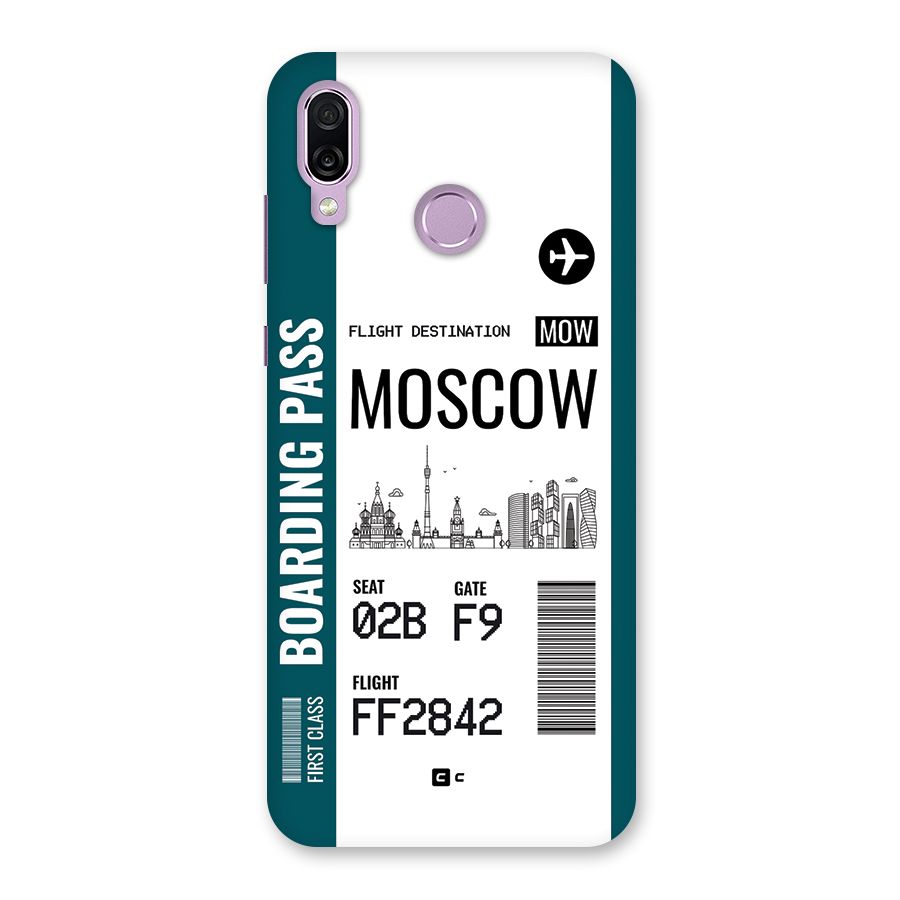Moscow Boarding Pass Back Case for Honor Play