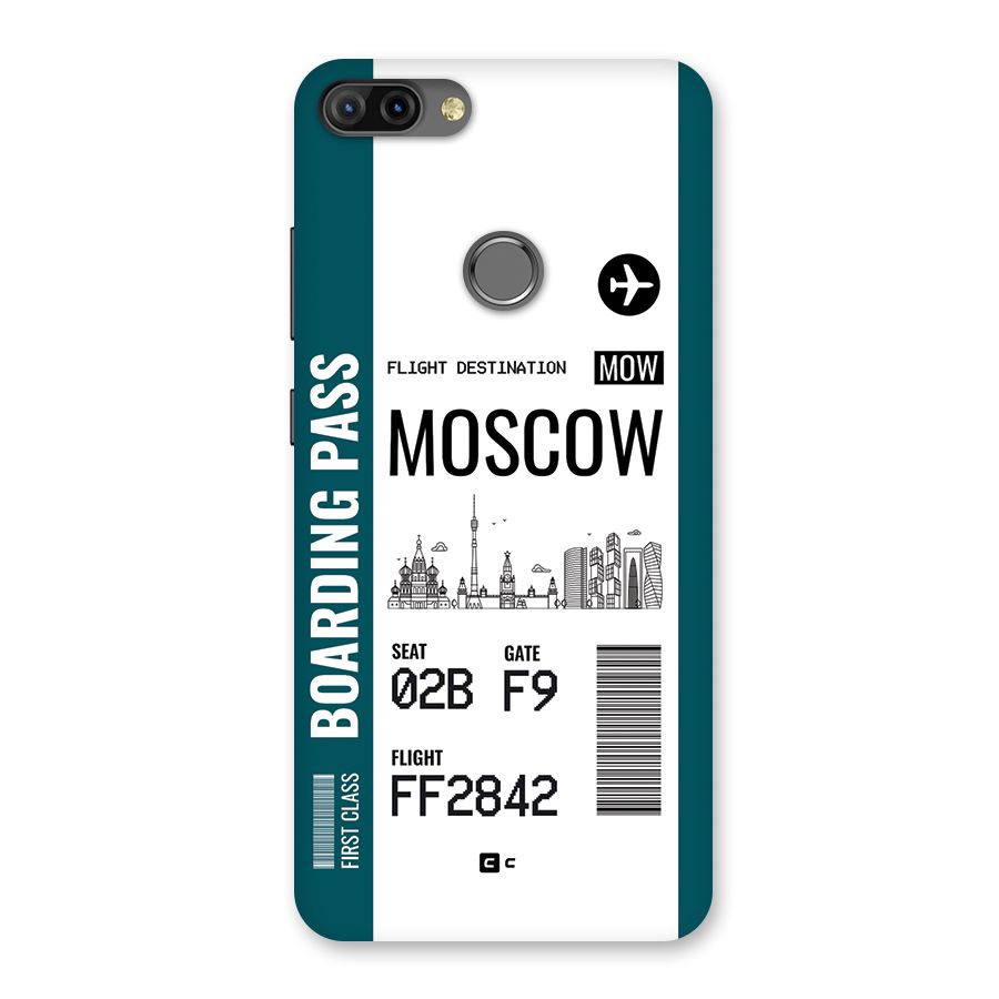Moscow Boarding Pass Back Case for Infinix Hot 6 Pro