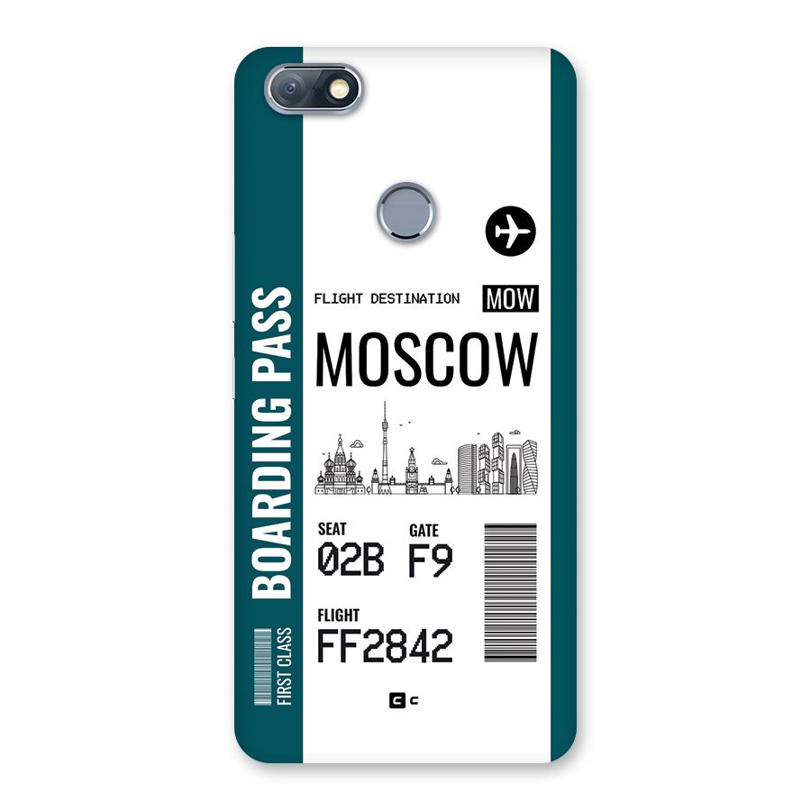 Moscow Boarding Pass Back Case for Infinix Note 5