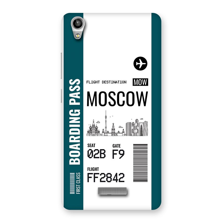 Moscow Boarding Pass Back Case for Lava Pixel V1