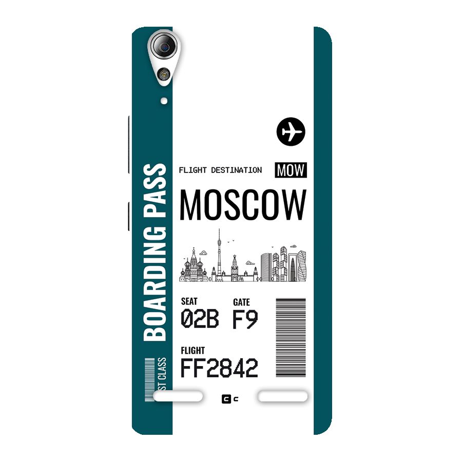 Moscow Boarding Pass Back Case for Lenovo A6000