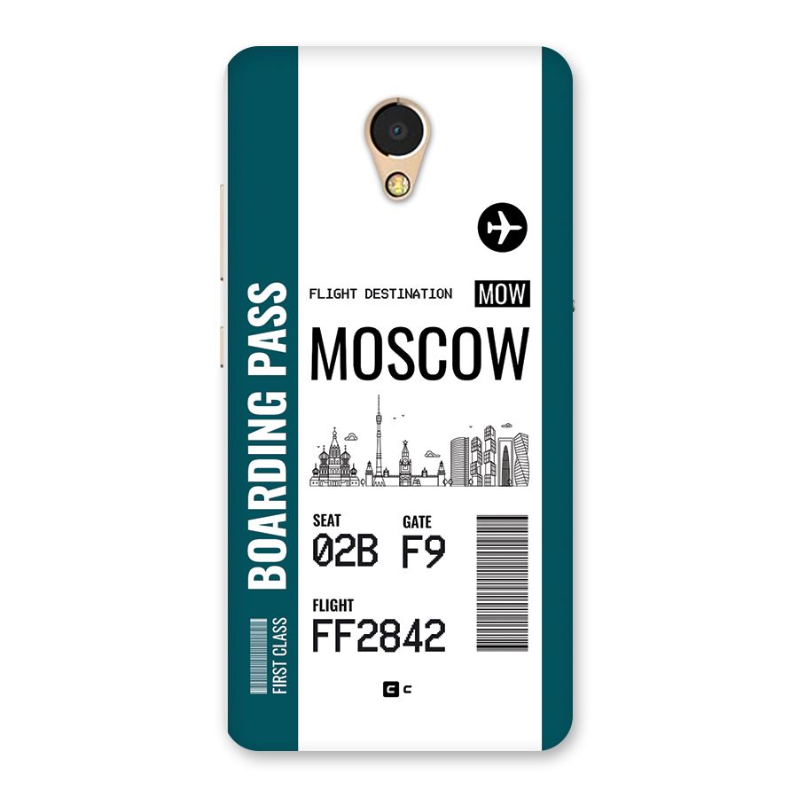 Moscow Boarding Pass Back Case for Lenovo P2