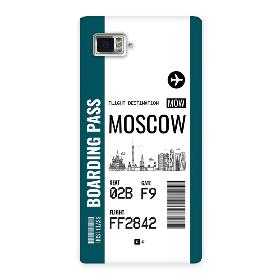 Moscow Boarding Pass Back Case for Lenovo Vibe Z2 Pro K920