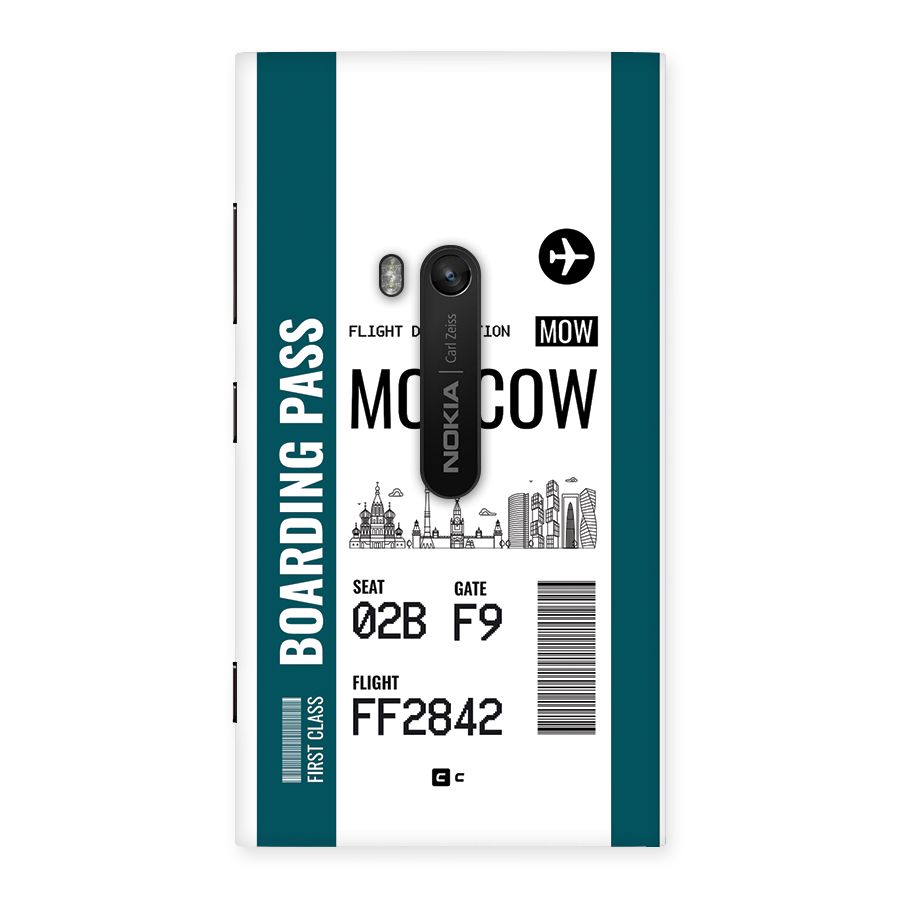 Moscow Boarding Pass Back Case for Lumia 920