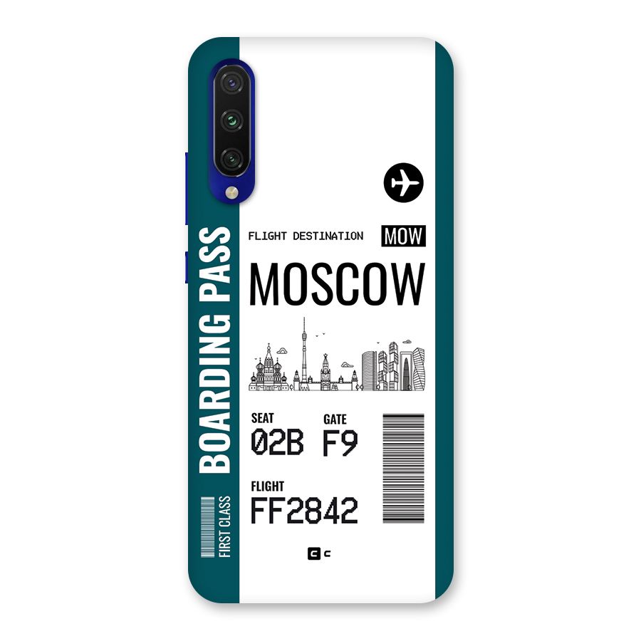 Moscow Boarding Pass Back Case for Mi A3