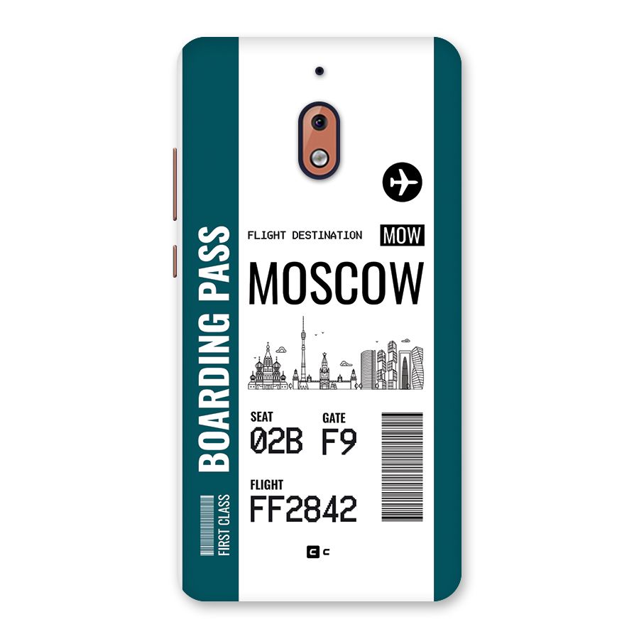 Moscow Boarding Pass Back Case for Nokia 2.1