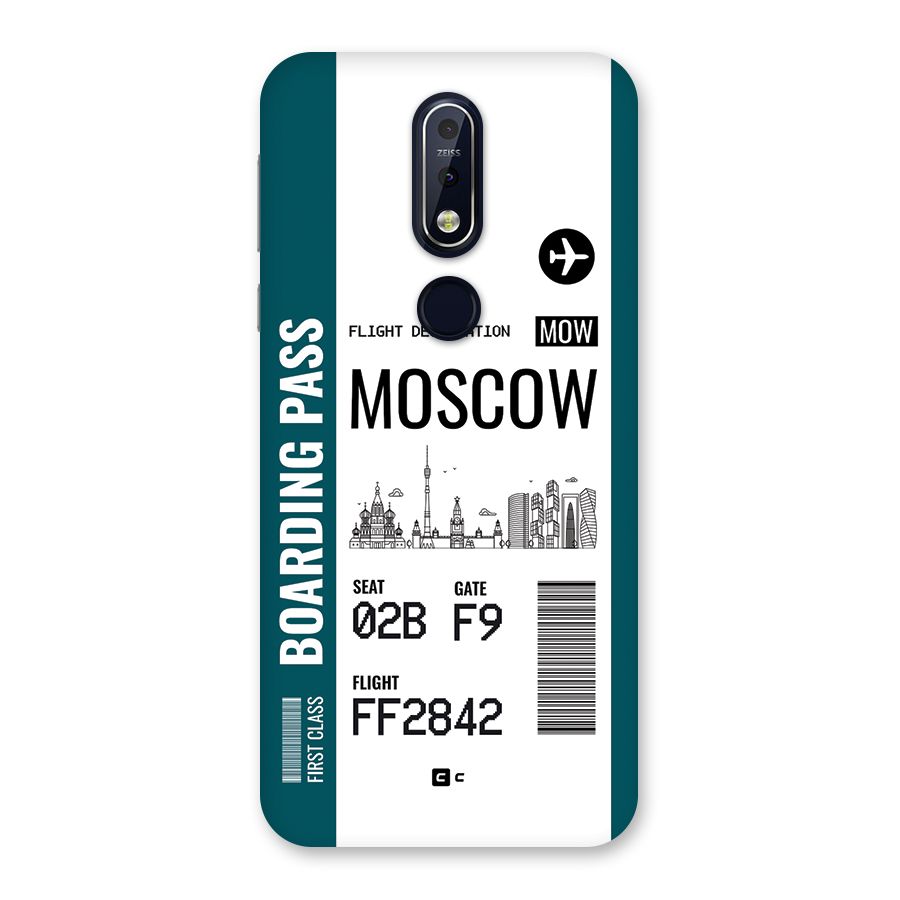 Moscow Boarding Pass Back Case for Nokia 7.1