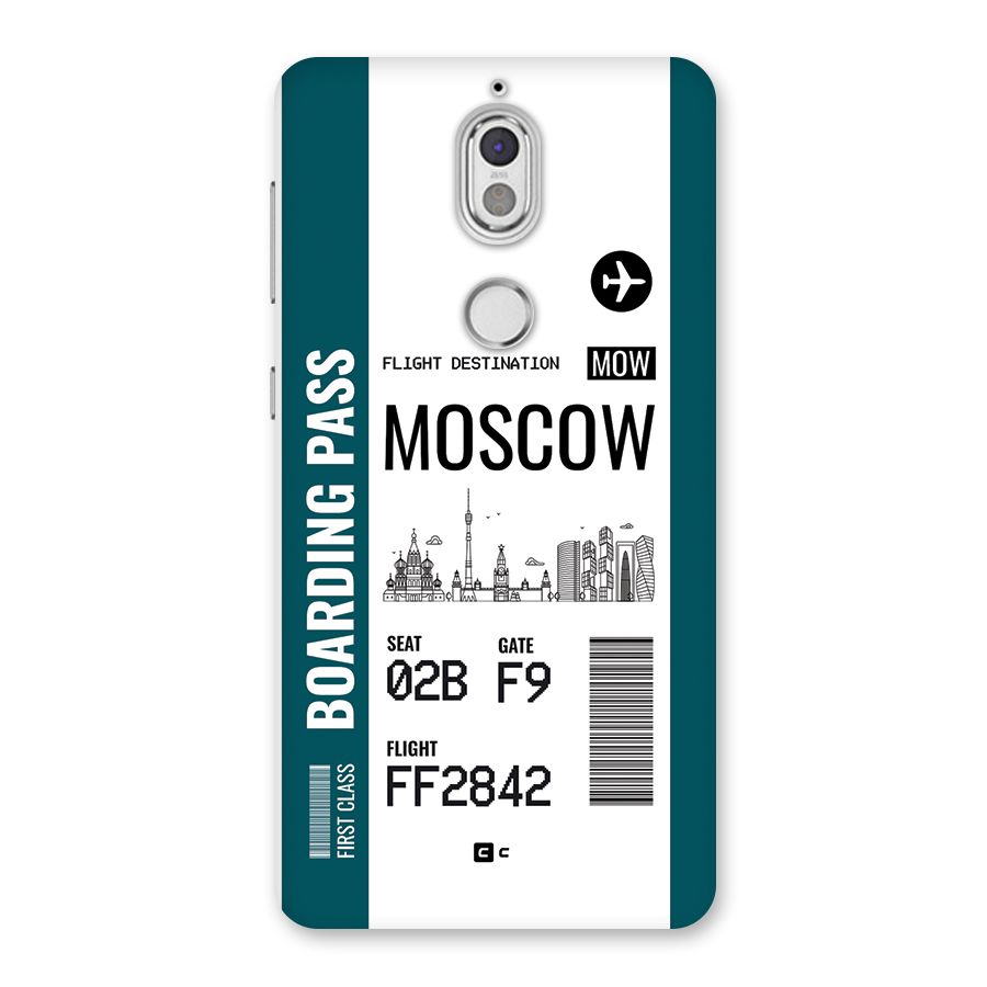 Moscow Boarding Pass Back Case for Nokia 7
