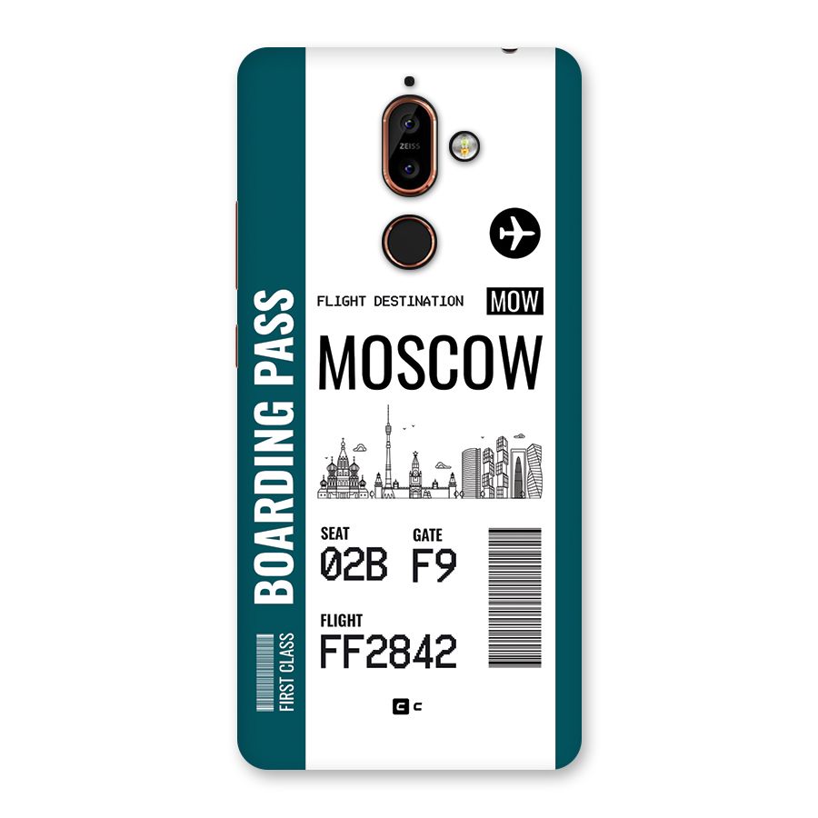 Moscow Boarding Pass Back Case for Nokia 7 Plus