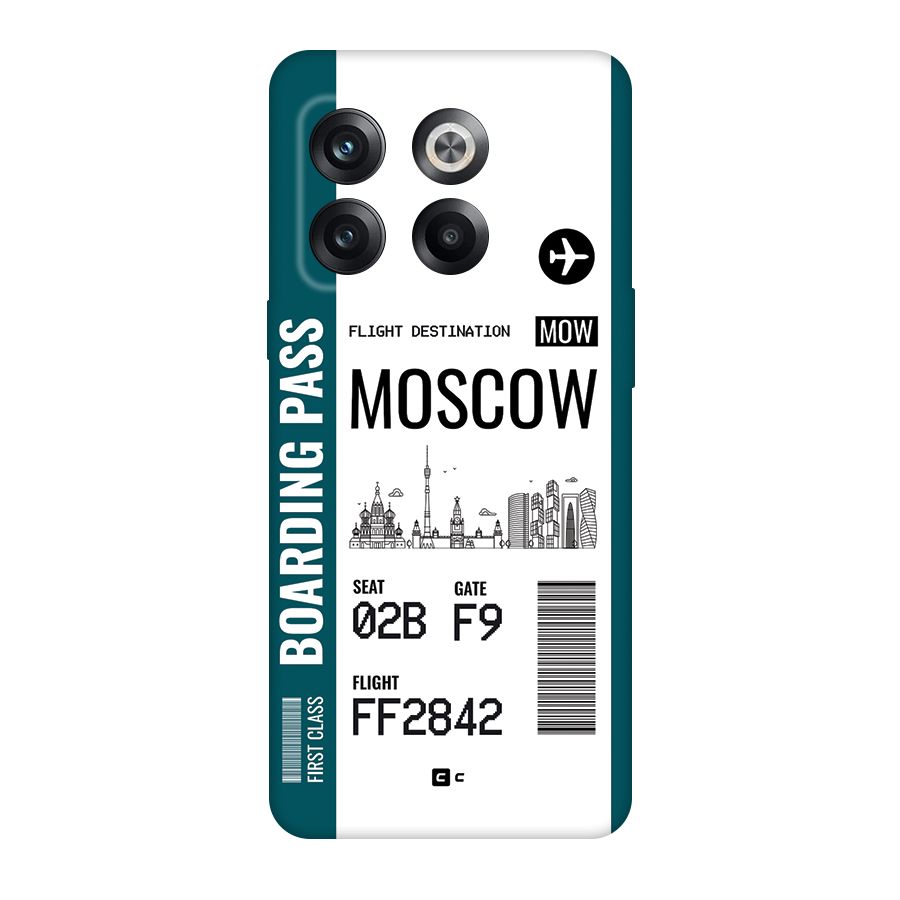 Moscow Boarding Pass Back Case for OnePlus 10T