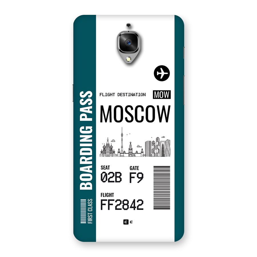 Moscow Boarding Pass Back Case for OnePlus 3T