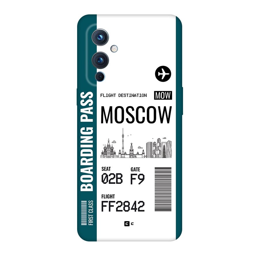 Moscow Boarding Pass Back Case for OnePlus 9