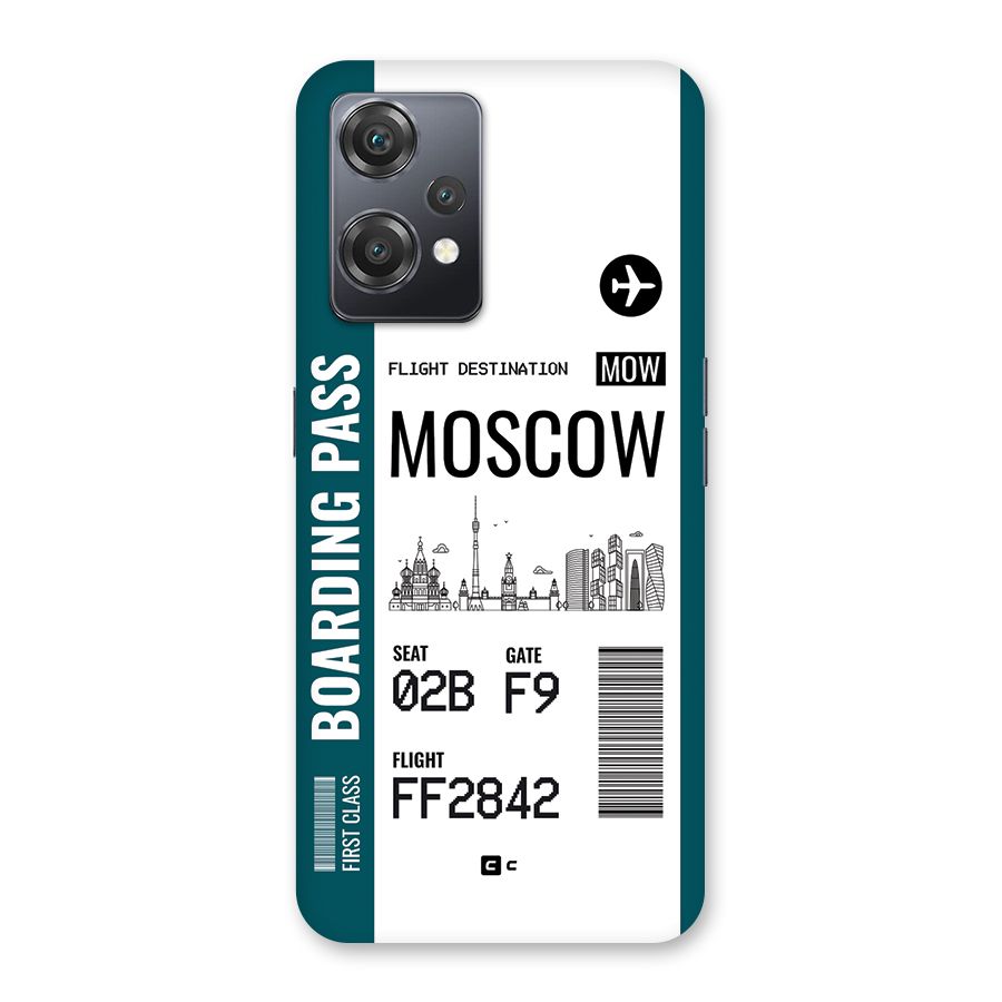 Moscow Boarding Pass Back Case for OnePlus Nord CE 2 Lite 5G