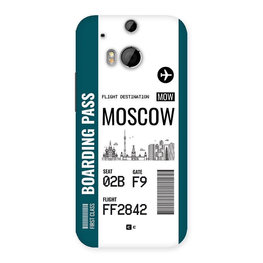 Moscow Boarding Pass Back Case for One M8