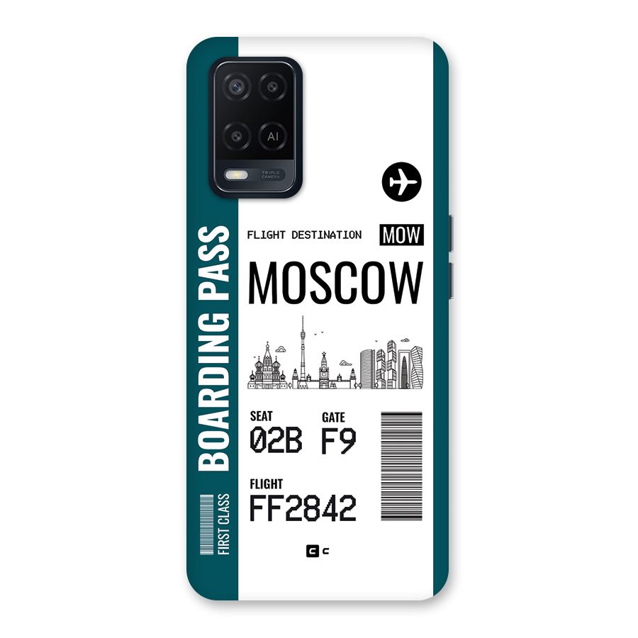 Moscow Boarding Pass Back Case for Oppo A54