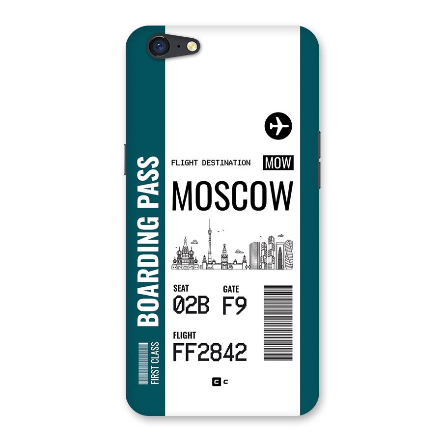 Moscow Boarding Pass Back Case for Oppo A71