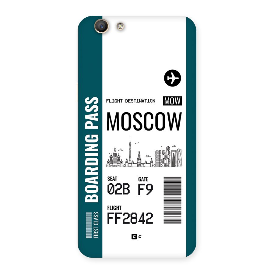 Moscow Boarding Pass Back Case for Oppo F1s