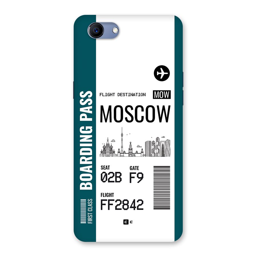 Moscow Boarding Pass Back Case for Realme 1
