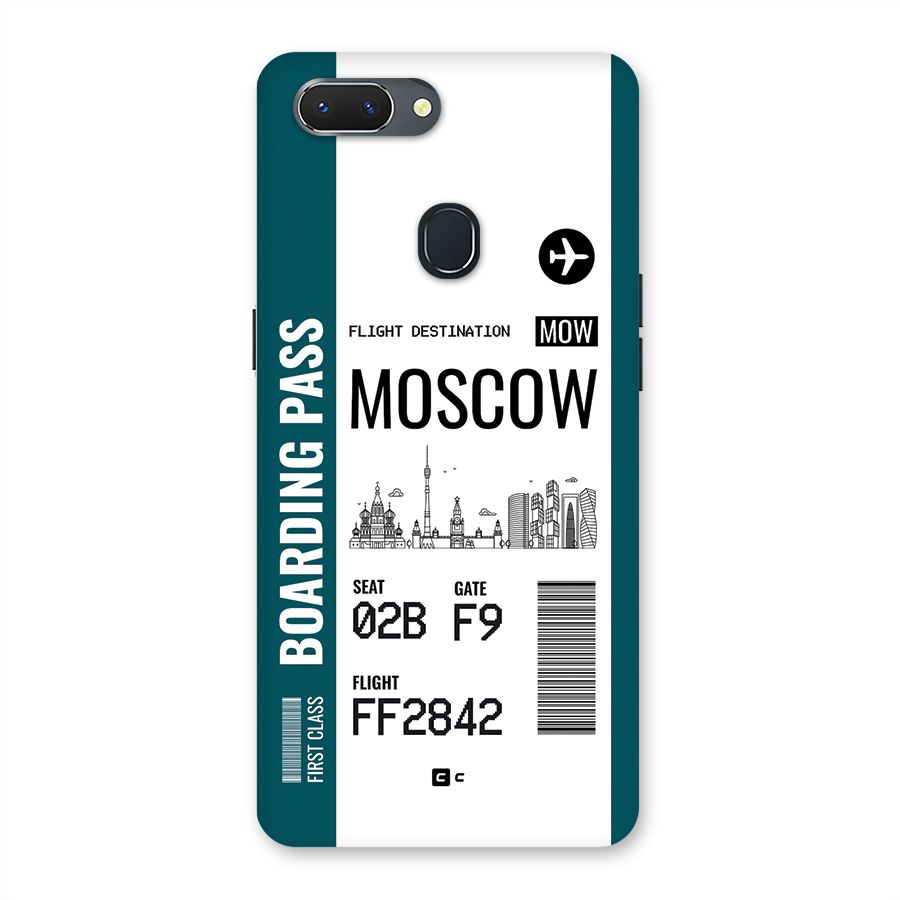 Moscow Boarding Pass Back Case for Realme 2