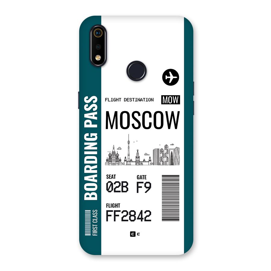 Moscow Boarding Pass Back Case for Realme 3i