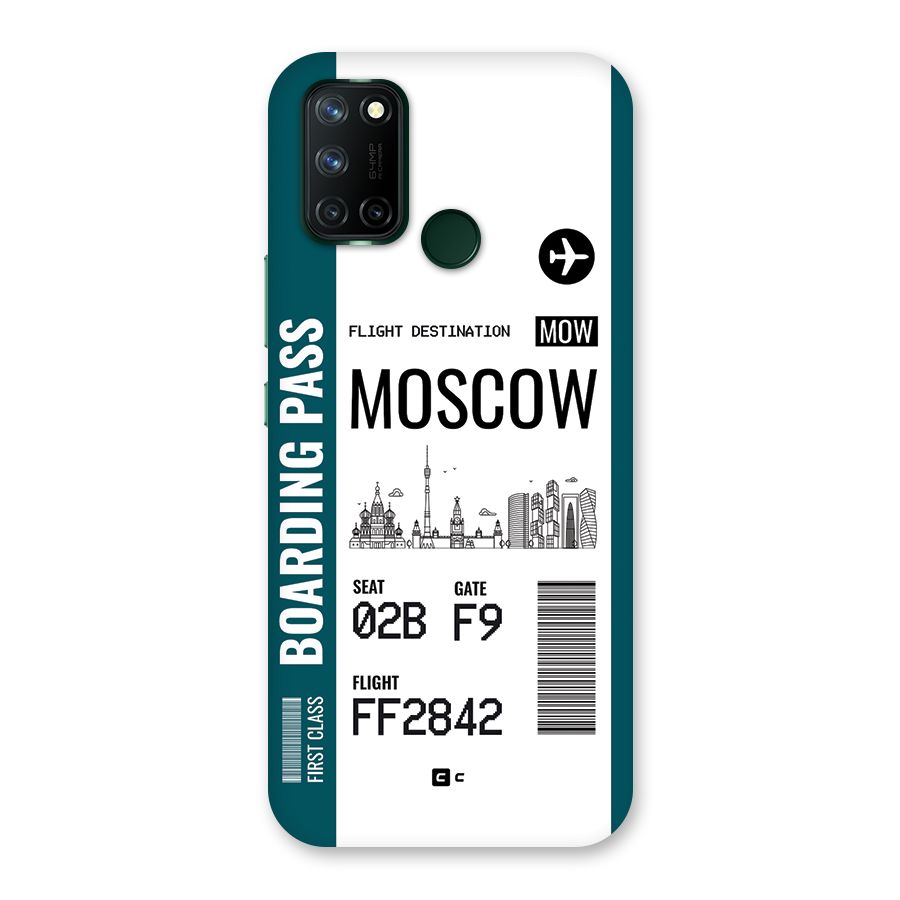 Moscow Boarding Pass Back Case for Realme 7i