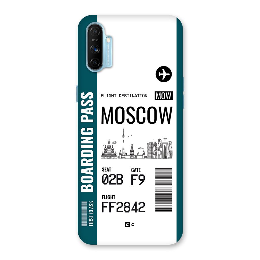 Moscow Boarding Pass Back Case for Realme Narzo 20A