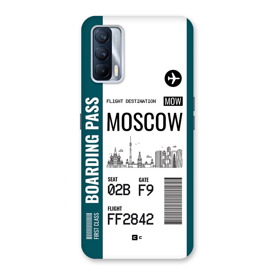 Moscow Boarding Pass Back Case for Realme X7