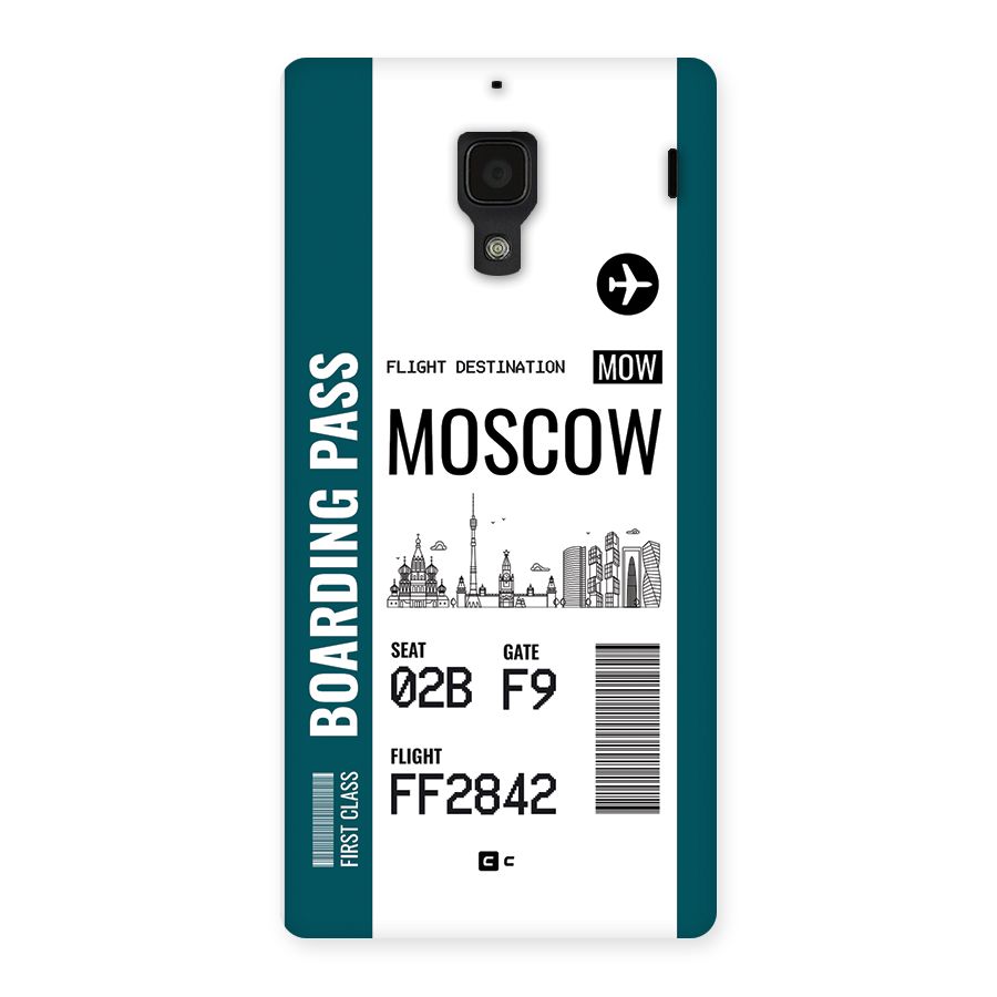 Moscow Boarding Pass Back Case for Redmi 1s