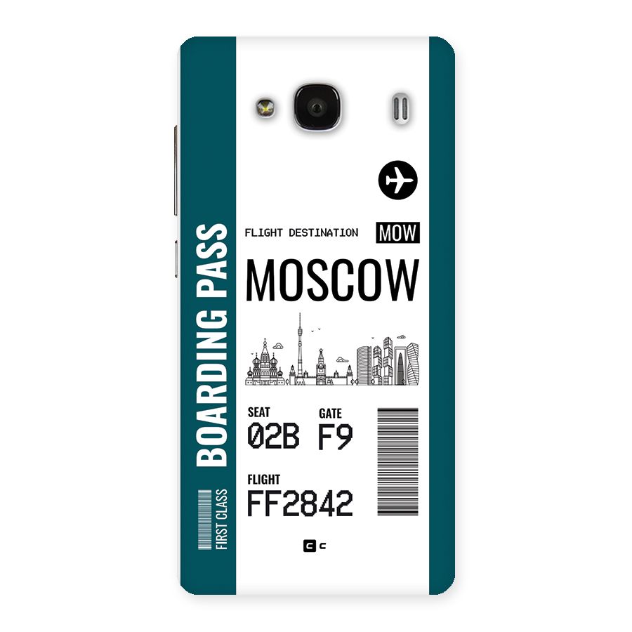 Moscow Boarding Pass Back Case for Redmi 2