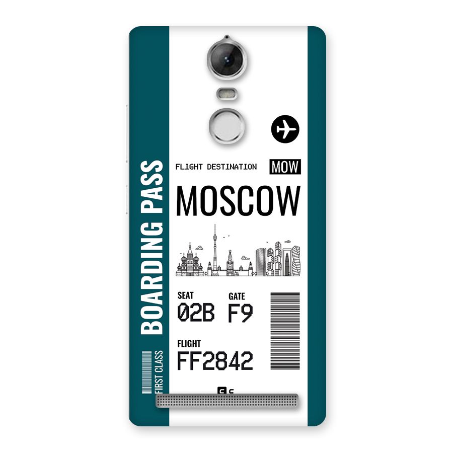 Moscow Boarding Pass Back Case for Vibe K5 Note