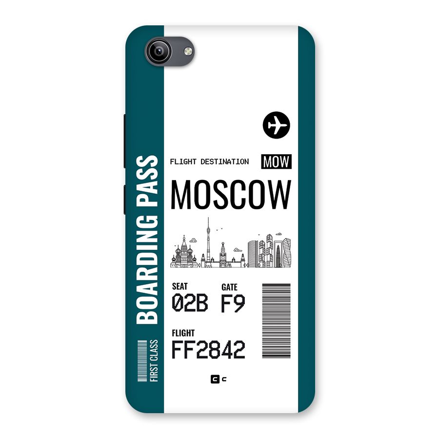 Moscow Boarding Pass Back Case for Vivo Y81i
