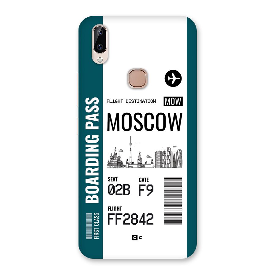Moscow Boarding Pass Back Case for Vivo Y83 Pro