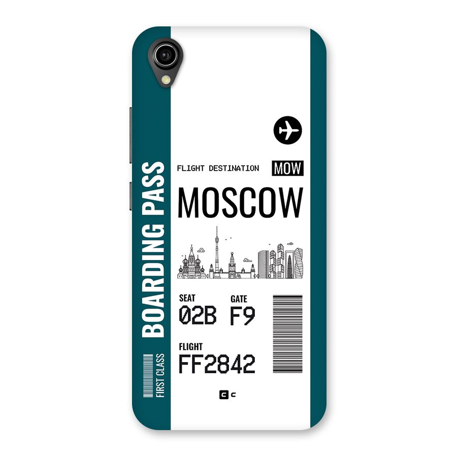 Moscow Boarding Pass Back Case for Vivo Y90