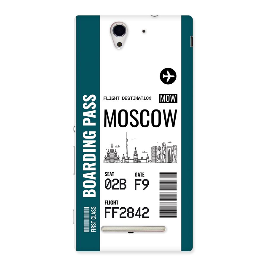 Moscow Boarding Pass Back Case for Xperia C3
