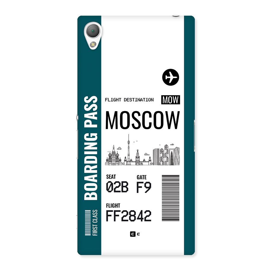 Moscow Boarding Pass Back Case for Xperia Z3