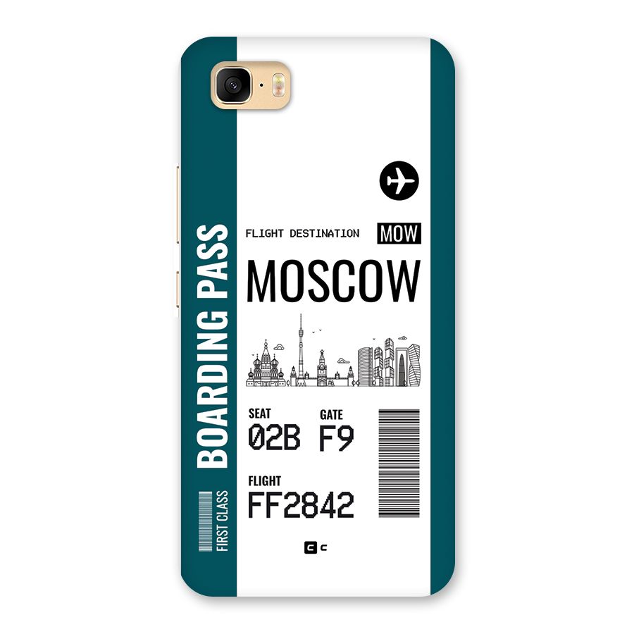 Moscow Boarding Pass Back Case for Zenfone 3s Max