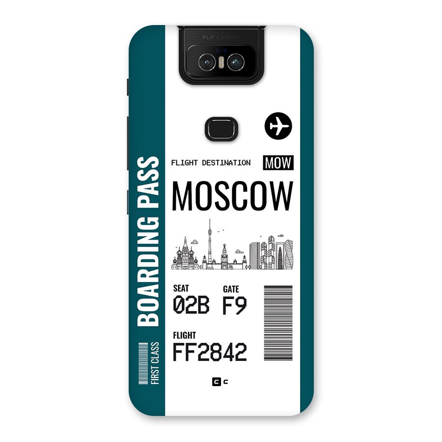 Moscow Boarding Pass Back Case for Zenfone 6z