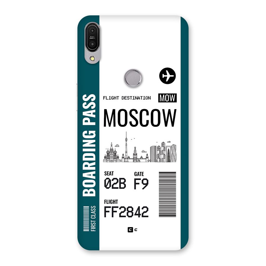 Moscow Boarding Pass Back Case for Zenfone Max Pro M1