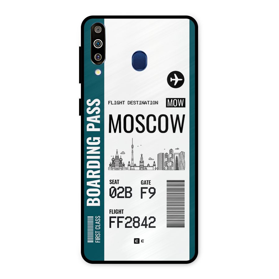 Moscow Boarding Pass Metal Back Case for Galaxy M30