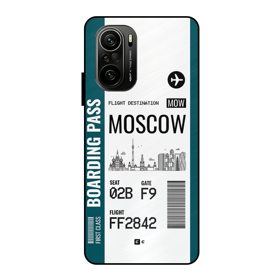 Moscow Boarding Pass Metal Back Case for Mi 11x