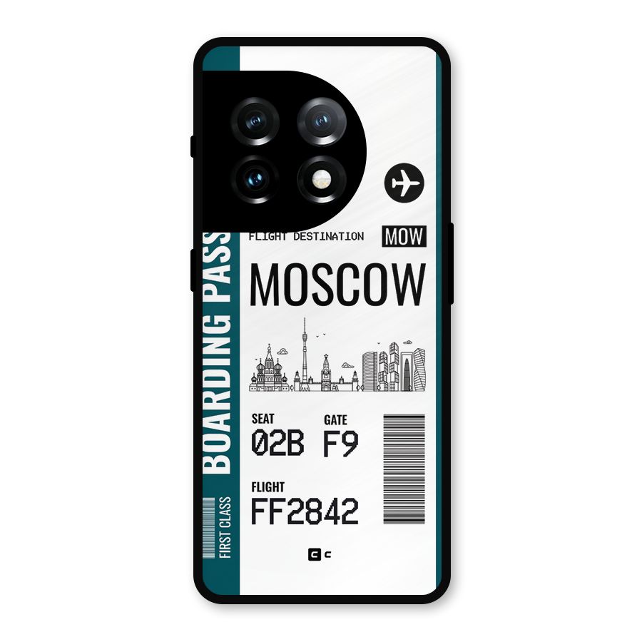 Moscow Boarding Pass Metal Back Case for OnePlus 11