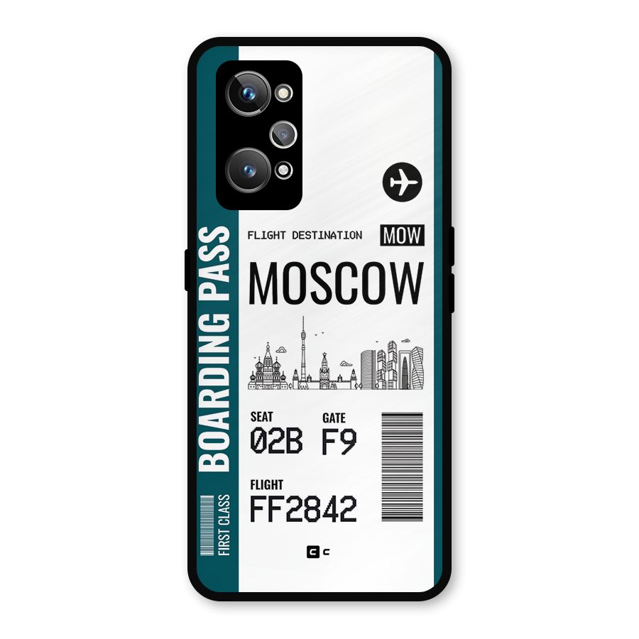 Moscow Boarding Pass Metal Back Case for Realme GT Neo 3T